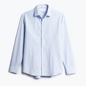 Ministry of Supply Men's Aero Zero Dress Shirt - Light Blue Medium Slim